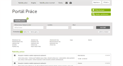 Desktop Screenshot of portalprace.cz
