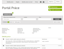 Tablet Screenshot of portalprace.cz